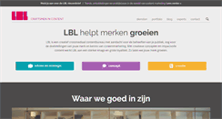 Desktop Screenshot of lbl.nl