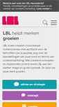 Mobile Screenshot of lbl.nl