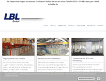 Tablet Screenshot of lbl.de